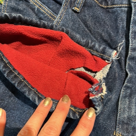 Cabela’s relaxed straight flannel lined jeans 36 x 32 - Picture 3 of 4